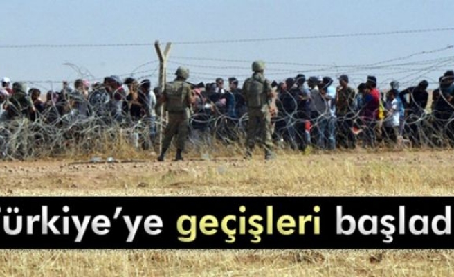 Suriyeliler Türkiye'ye geçiyor