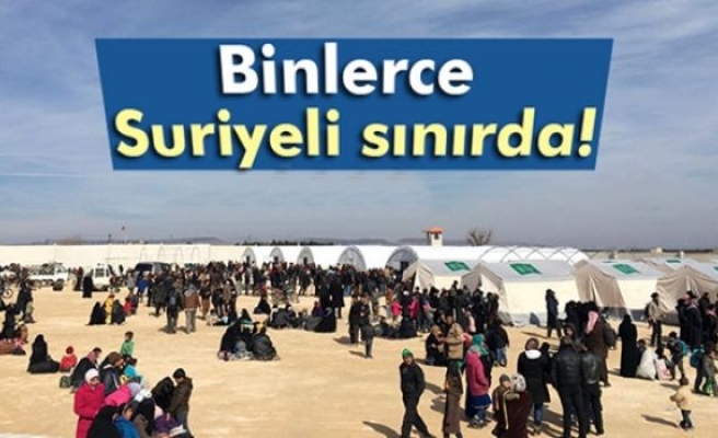 Suriyelilerin sınırdaki bekleyişi sürüyor