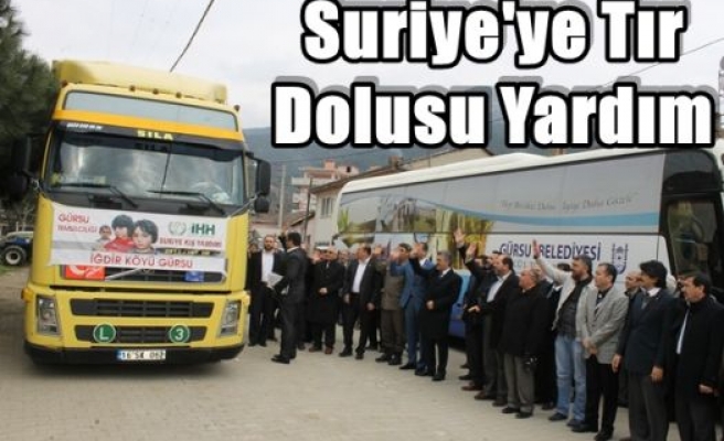 Suriye'ye Tır Dolusu Yardım