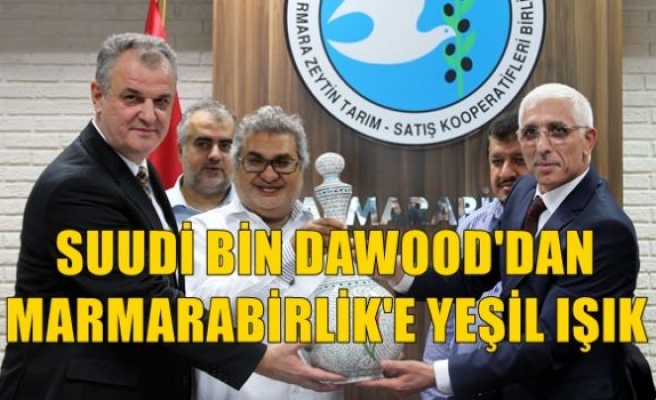 Suudi Bin Dawood'dan Marmarabirlik'e Yeşil Işık