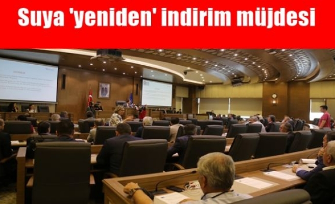 Suya 'yeniden' indirim müjdesi