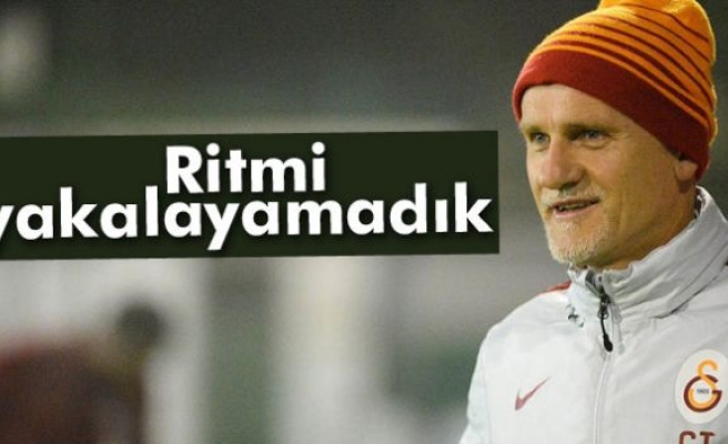 Taffarel: 'Ritmi yakalayamadık'