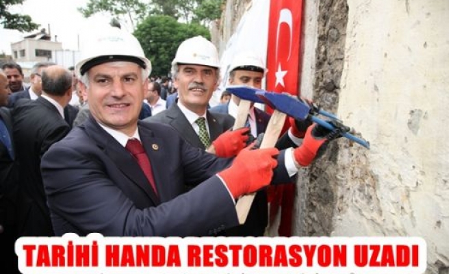 Tarihî handa restorasyon uzadı