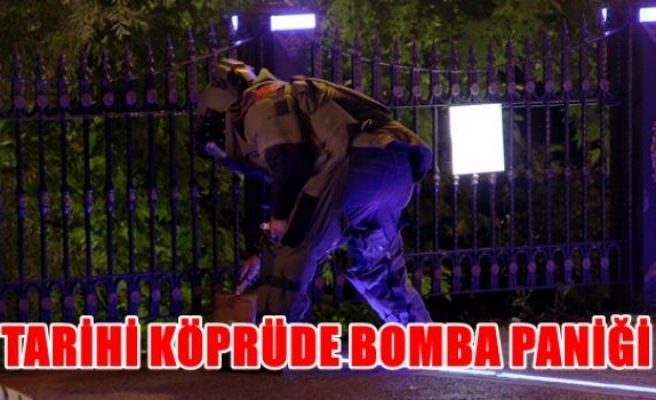 Tarihi köprüde bomba 