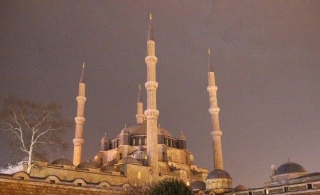 Tarihi Selimiye Camii’nde ’İklim Değişikliği’ Eylemi