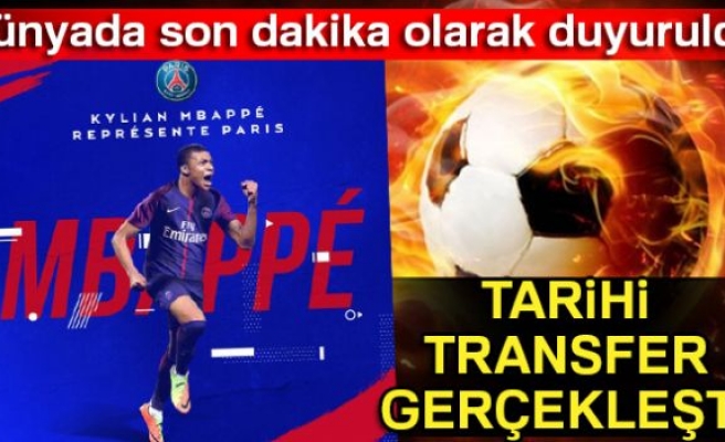 TARİHİ TRANSFER GERÇEKLEŞTİ!