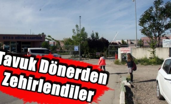 Tavuk Dönerden Zehirlendiler