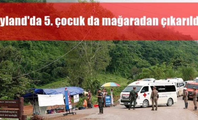 Tayland'da 5. çocuk da mağaradan çıkarıldı