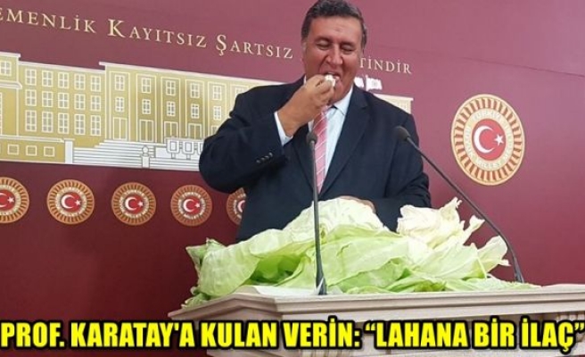 TBMM’de lahanalı basın toplantısı