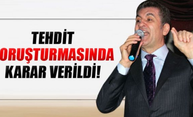 'Tehdit' soruşturmasında karar verildi