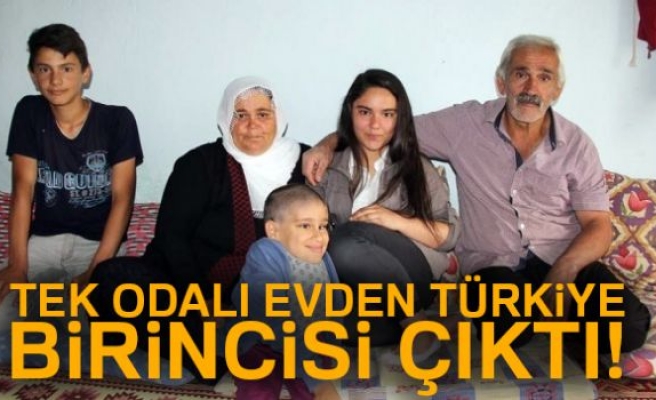 Tek odalı evden Türkiye birincisi çıktı