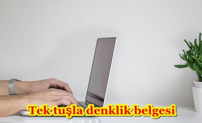 Tek tuşla denklik belgesi