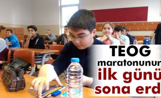 TEOG maratonunun ilk günü sona erdi