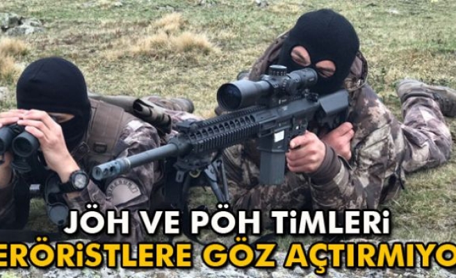 TERÖRİSTLERE GÖZ AÇTIRMIYORLAR!