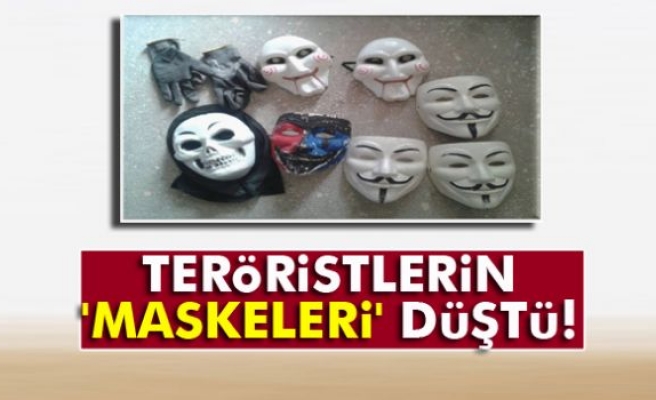 Teröristlerin 'maskeleri' düştü