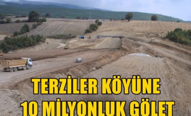 Terziler köyüne 10 milyonluk gölet