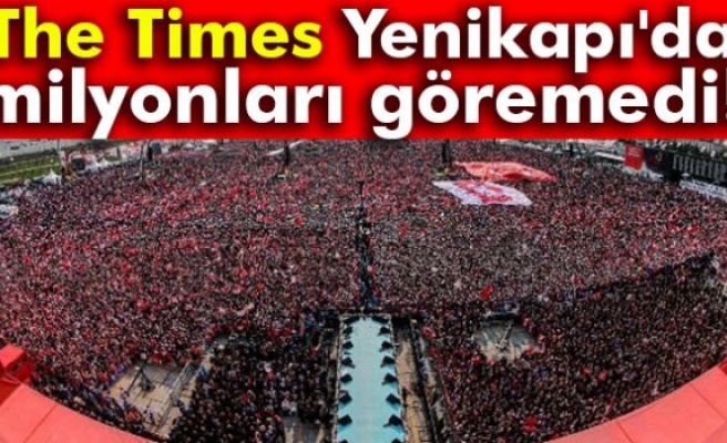 The Times Yenikapı'da Milyonları Göremedi