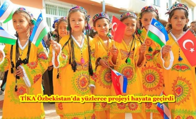 TİKA Özbekistan'da yüzlerce projeyi hayata geçirdi