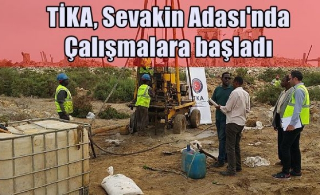 TİKA, Sevakin Adası'nda çalışmalara başladı