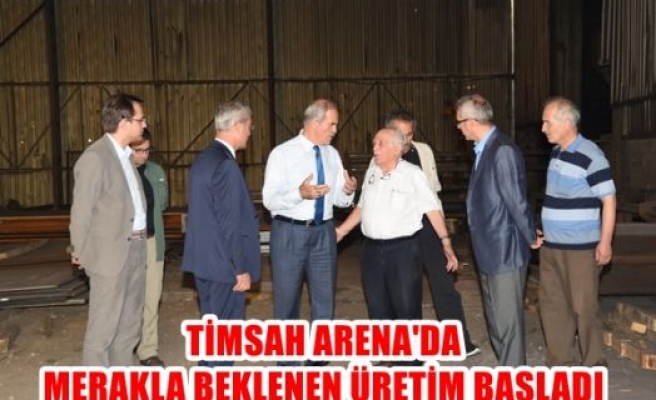 Timsah Arena’da merakla beklenen üretim başladı