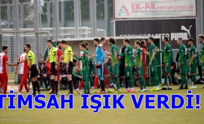 TİMSAH BALIKESİRSPOR'U TEK GOLLE GEÇTİ!