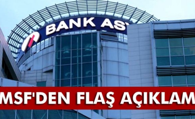 TMSF'den flaş Bank Asya açıklaması