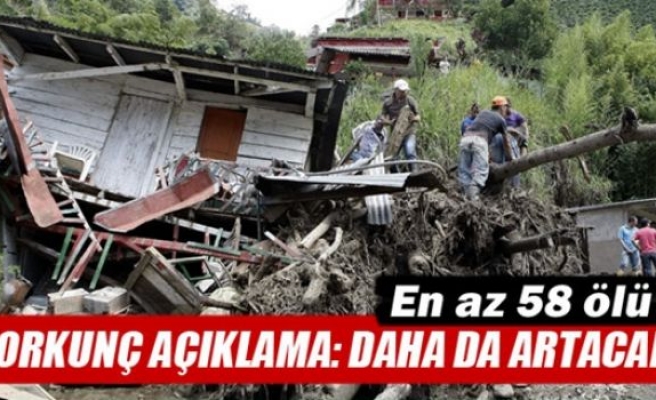 Toprak kayması: En az 58 ölü