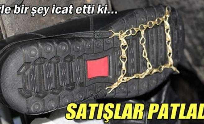 Tosyalı usta 'ayakkabımatik' icat etti