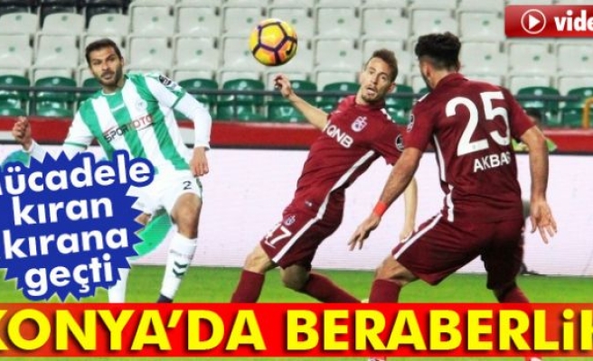 Trabzon İle Konya Berabere Kaldı!