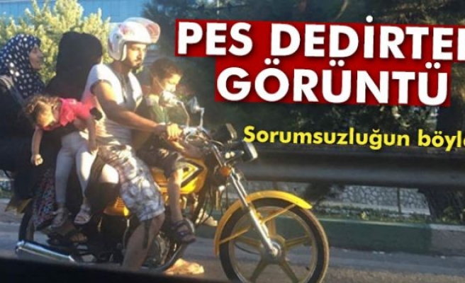 Trafikte pes dedirten görüntü