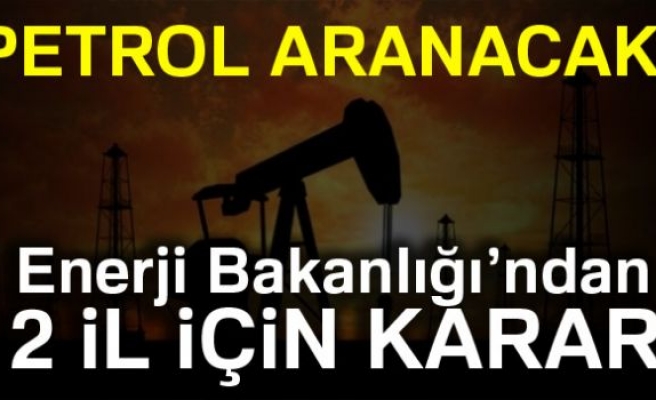 Trakya’da petrol arama izni verildi