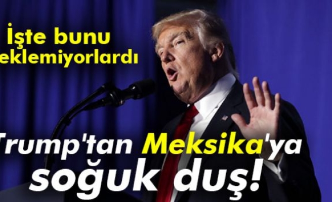 Trump’tan Meksika’ya yüzde 20 vergi