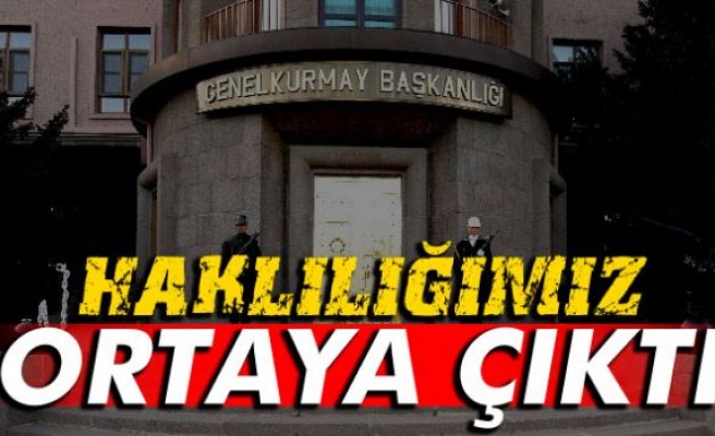 TSK, beraat eden personelinin sevincini paylaştı