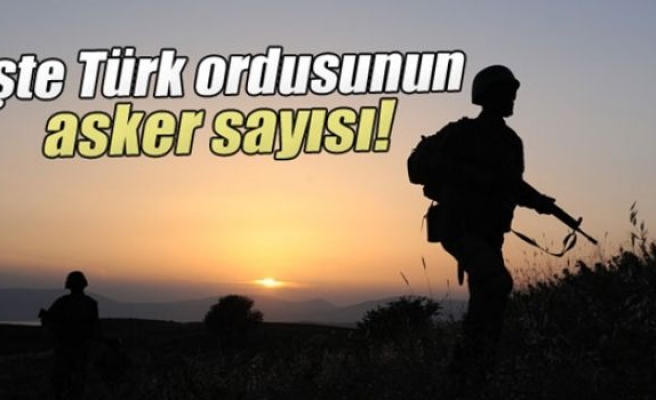 TSK personel sayısını açıkladı