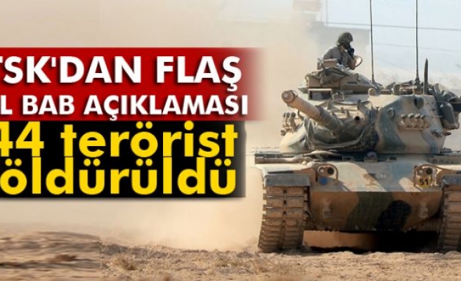 TSK'dan flaş El Bab açıklaması