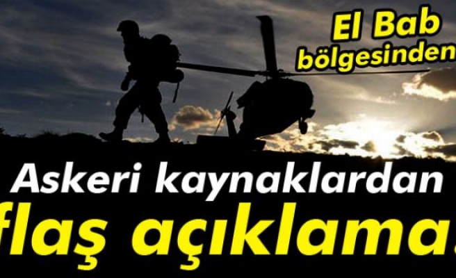 TSK’nın El Bab’dan çekildiği haberlerine yalanlama