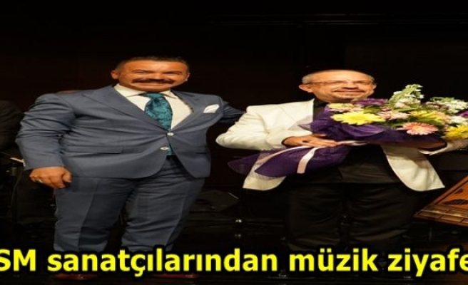 TSM sanatçılarından müzik ziyafeti