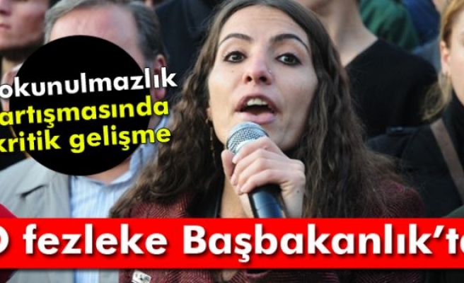 Tuğba Hezer hakkındaki fezleke Başbakanlık'ta