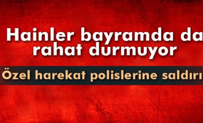 Tunceli’de özel harekat polislerine saldırı