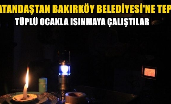 Tüplü ocakla ısınmaya çalıştılar