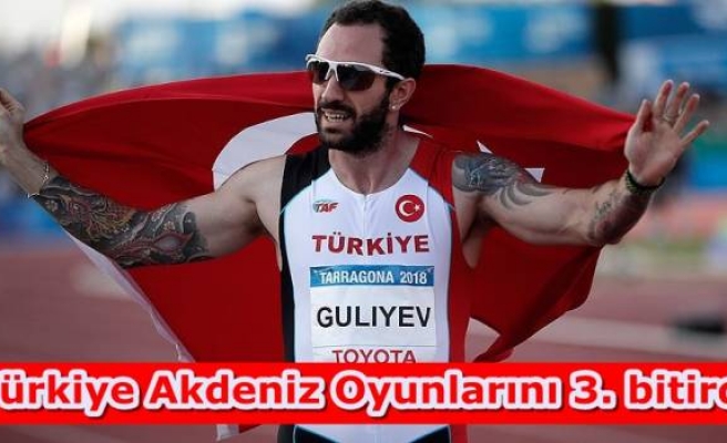 Türkiye Akdeniz Oyunlarını 3. bitirdi