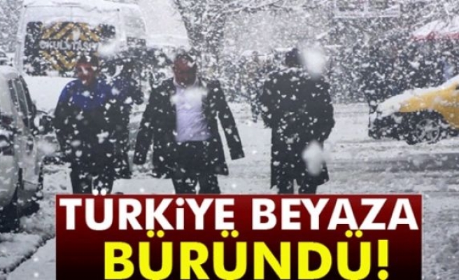 Türkiye beyaza büründü!