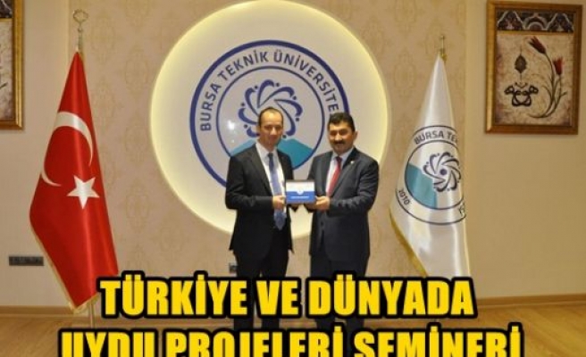 Türkiye ve dünyada uydu projeleri semineri