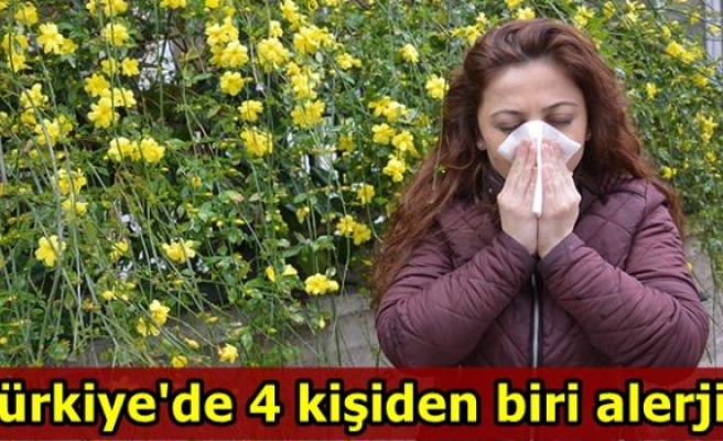 Türkiye'de 4 kişiden biri alerjik