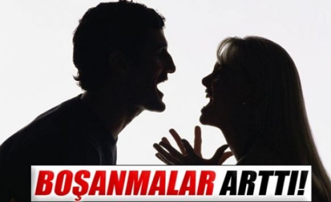 Türkiye'de boşanma oranları arttı