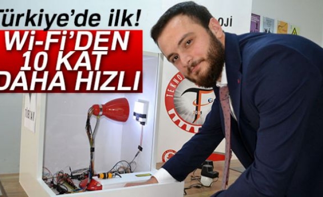 Türkiye'de ilk; Li-Fi