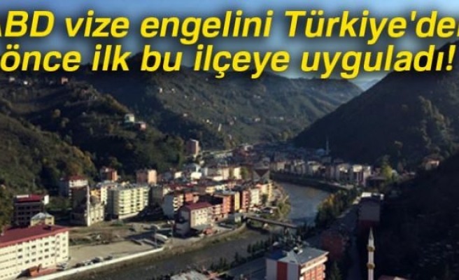 Türkiye'den önce Yağlıdere'ye uyguladı!