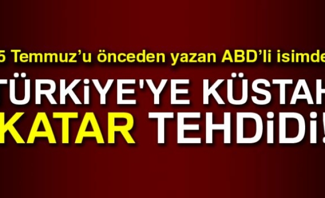 Türkiye'ye küstah Katar tehdidi