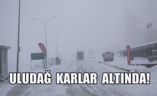 ULUDAĞ'A KAR YAĞDI!