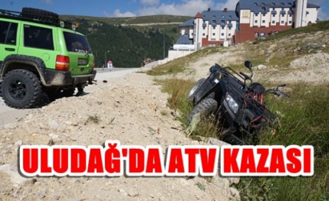 Uludağ'da ATV kazası: Arap turist yaralandı